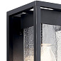 Mercer 12" 1 Light Wall Light Clear Seeded Glass Black уличный настенный светильник 59060BSL Kichler — фото 1