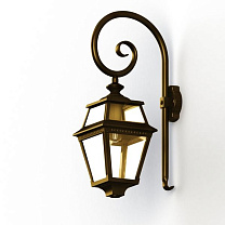 Place des Vosges 2 N° 2; Clear glass E27 105W; Gold patina