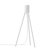 Tripod table matt white H 36 cm