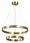 748113 Lightstar Saturno подвесной светильник, 30Вт, 3000-6000K, 4400лм, золото — фото 1