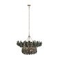 Люстра Arteriors Bilal, кокосовая скорлупа цвета эвкалипта — фото 4