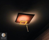 PETRA  PLAFONIERA 50x50 16,8+13W 3000K  ARGENTO ETRUSCO- OTT
