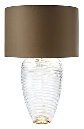 8400/L Italamp Moss настольная лампа из выдувного хрусталя с абажуром