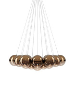 RANDOM CLOUD PENDANT 19 LIGHTS D.28 CM / BRONZE  3000K CE