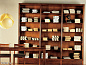 Biblioteca Открытый деревянный книжный шкаф Morelato