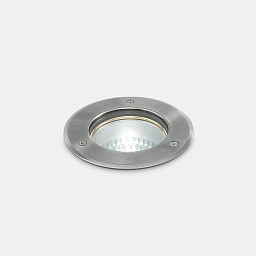 351780 Ideal lux Park уличный встраиваемый в грунт светильник круглой формы с металлическим ободом