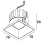 27722 9020 GC Delta Light ARTUUR S IP44 SOFT Встраиваемый точечный светильник — фото 1