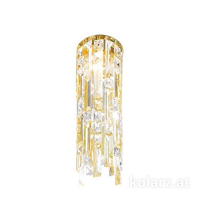 Kolarz Prisma 1344.11M.3.P1.KpTGn точечный светильник золото 24 карата ø12cm высота 40cm 1 лампа g9