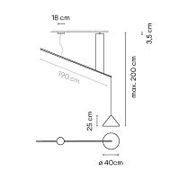 North,Pendant Beige M1 2700K,1-10V PUSH