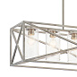 Moorgate 5 Light Linear Chandelier Distressed Antique White люстра 44081DAW Kichler — фото 3