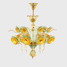 ceiling-lamp-van-gogh-sunflowers-girasoli-plaf Sogni Di Cristallo Van Gogh Sunflowers Потолочный светильник