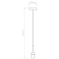 1184021 Pendant Suspension Kit 4 Astro lighting подвес для трека бронза — фото 4