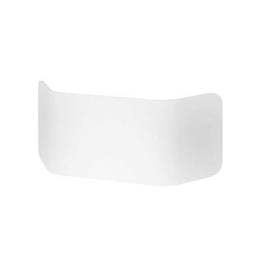 настенный светильник полукруглой формы из матового стекла