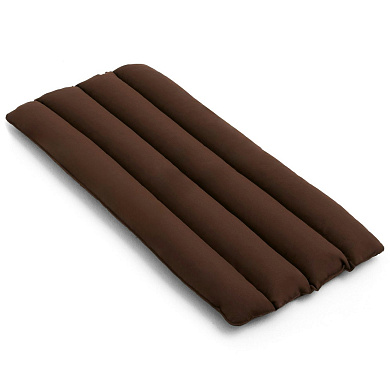 мягкая стеганая подушка для обеденного стула в железно-красном оттенке