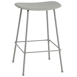 58904 Muuto Fiber барный стул черный антрацитовый