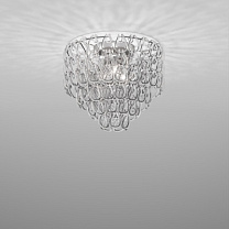 MINIGIOGALI ПОТОЛОЧНЫЙ СВЕТИЛЬНИК 50 КРИСТАЛЛИЧЕСКИЙ ПРОЗРАЧНЫЙ ГЛЯНЦЕВЫЙ ХРОМ E27 CE