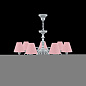 Люстра Classic 8 Maytoni серый-розовый E3-07-G-LMP-O-24
