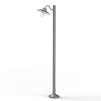 Belcour N° 4; Clear glass E27 60W; Metal grey