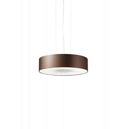 SPSKI070E27MABC Axolight Skin 70 SP Chandelier with eco кожаный абажур белый; коричневый