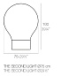Напольный светильник The Second Light Lamp Ø75x100 Vondom — фото 1
