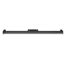 TR074-2-20W4K-B Maytoni Basis магнитный трековый линейный светильник чёрного цвета с ровным плоским корпусом для системы Gravity 35мм