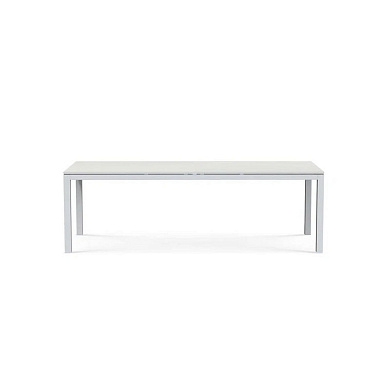 FTTPRM2B43 Ethimo Flat Обеденный стол XL, раздвижной, 240-360x100 см, теплый белый