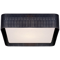 Precision Large Square Flush Mount бронза с дымчатым стеклом