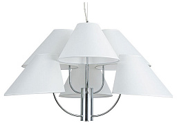 A4086LM-6CC Arte Lamp Rondo подвесная люстра с шестью плафонами белого цвета