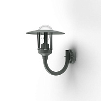 Newpark N° 1; Clear glass E27 105W; Metal grey
