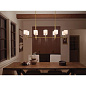 Ali 56.5" 10 Light Linear Chandelier Brushed Natural Brass люстра 52503BNB Kichler — фото 4