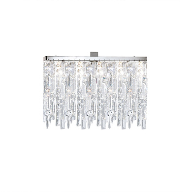 настенный светильник хром с подвесными элементами