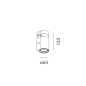 SQUBE on base 2.0 LED Wever Ducre накладной светильник белый