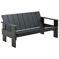 Crate Lounge Sofa, массив сосны, лак на водной основе, черный