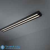 United (1274mm) 2x LED 3000K 1-10V GI black Modular