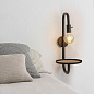 01045 Faro GUEST Black wall lamp настенный светильник