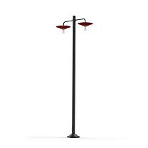 Cooper N° 5; Clear glass E27 52W; Tomato red