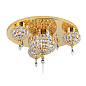 DL 7-479/3+1/62 gold Oriental Orion кристальная потолочная композиционная люстра — фото 3