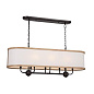 Heddle 8 Light Linear Chandelier Beech and Anvil Iron люстра 52467AVI Kichler — фото 7