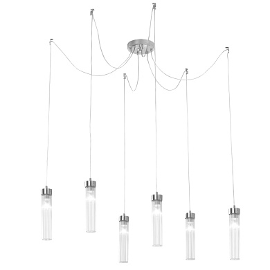 подвесной светильник с шестью лампами