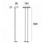 i-LED Opti-Pole 90-264V topLED 8 W 24 V уличный светильник — фото 2
