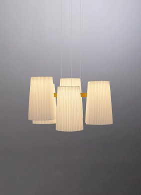 Подвесной светильник Fiesta 6 DCW éditions, белый FIESTA 6 P 2700K