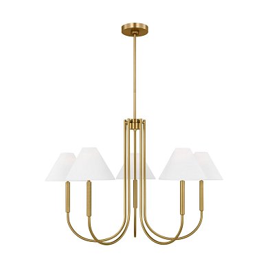 Люстра Visual Comfort Porteau, латунь DJC1035SB