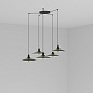 62805-5L LANG GREEN PENDANT LAMP E27 5L подвесной светильник Faro barcelona — фото 2