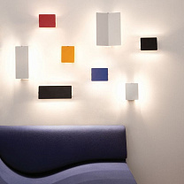 APPLIQUE A VOLET PIVOTANT/Blanc-Orange