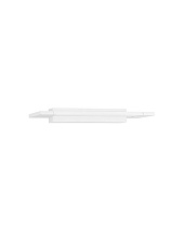 Sandy White Aluminium & Acrylic LED 10Watt 220-240Volt 650Lm IP44 3000-4000K CCT by Dip Switch L:36 W:10 H:4 cm