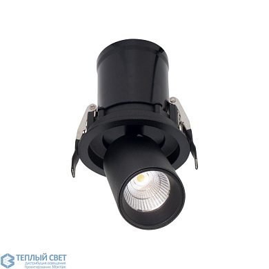 встраиваемый LED-светильник с поворотной головкой и утопленным диодом