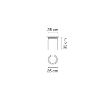 Guise,Ceiling Graphite 3000K,1-10V PUSH