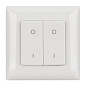 028301 Arlight Панель SMART-P47-DIM-P-SUF (3V, 2 зоны, Knob, 2.4G) — фото 1