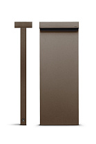 Minilook боллард двусторонний H. 580mm бронза 3000 K 17.8 Вт