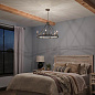 Stetton 18" 5 Light Chandelier Anvil Iron Distressed Antique Gray Brushed Nickel люстра 82333 Kichler — фото 6